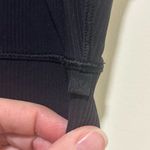Lululemon  Power Pivot Black Reversible V Neck Ribbed Tank Top Black XXXS Photo 3