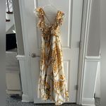 Farm Rio  Off White Cashew Crossed Back Dress Photo 3