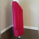 Eight Sixty Deep Red Long Sleeve Cutout Back Tunic Shift Dress  ModCloth Holiday Photo 3