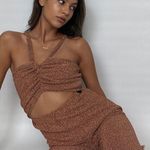 Isabelle's Cabinet Dancing Queen Sparkle Bronze Jumpsuit Photo 1