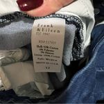 Frank & Eileen  Wicklow Italian Crop Denim Trouser Raw Hem Pants Photo 13