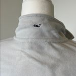 Vineyard Vines  Gray Aqua Quarter-Zip Waffle Long Sleeve Pullover Shep Shirt Photo 5