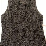 Mixit Ladies sleeveless button down top with tie size 12 Photo 0