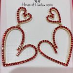 House of Harlow 1960 | Heart Earrings Red Photo 7