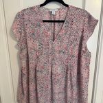 Carolina belle  Short Sleeve Print Blouse Photo 0