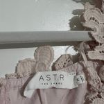 ASTR Madeline Ivory Lace Off-Shoulder Dress Photo 2