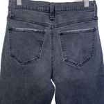 SO  Womens High Rise Distressed Crop Skinny Mom Jeans‎ Black Size 27 Photo 3