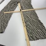 ZARA Pants Womens Medium Green Black White Geometric Print Pull On Viscose Flowy Photo 7