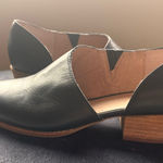 Madewell  The Lucie Shoe True Black Leather DOrsay Cutout Flat Bootie Loafer 9 Photo 0