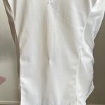 Vintage White Lace Trim Tank Top, Coquette Balletcore Y2K Lingerie Bridal Large Photo 2