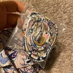 Kona Sol Pink Paisley Print Ruffle Bandeau Swim Top Size S Photo 2