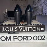 New Church’s Black Leather Cap Toe Lace Up High Heel Oxford Pumps Womens 34.5 Size undefined Photo 5