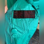 Vintage Teal Windbreaker Rain Jacket Green Size 8 Photo 3