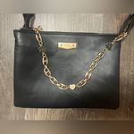 ALDO NWT Black Leather Shoulder Bag with Gold Chain Photo 0