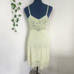 Vanity Fair Vintage  Lime Green Lace Top Slip Photo 6