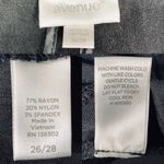 Avenue  Jacket 26/28 Black Stretch Full Zip Up Collared New Photo 6