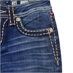 Miss Me NWOT  Bootcut Jeans 28 Bling Embroidered Low Rise Denim Saddle Stitched Photo 6