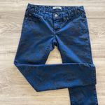 Free People  Black Floral Background Jeans - 25 Photo 0