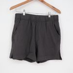 American Giant Women's Side Slit French Terry Short Size M Made In USA Gray Size M Photo 1