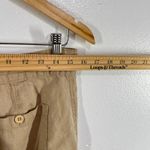 Ralph Lauren Lauren  Linen Pants 6P‎ Tan Beige Wide Leg Drawstring Elastic Wais Photo 6