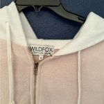 Wildfox Milk Run Women’s Cream & White Hoodie Size Small Photo 5