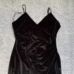 Cotton Candy Black Ruched One Shoulder Slip Dress Size L Photo 1