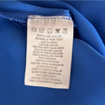 Jasmine  & Juliana Blue‎ With Tropical Flowers Top Sleeveless Blouse Photo 10