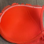 Victoria's Secret Victoria’s Secret Body By Victoria‎ Rhinestone Red Lace Push Up Bra Size 34D Photo 5