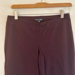 Eileen Fisher Pull on Pants Sz XS eggplant color Washable Stretch Crepe Pant Photo 4