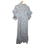 Fitzroy & Willa Soleil Maxi Dress Sz. M Blue Size M Photo 4