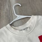 ZARA Xevi Sola Sweatshirt art womens White (small) oversized artsy colorful Photo 3