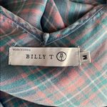 Billy T Plaid Maxi Dress in Blue/Pink Blue Size M Photo 4