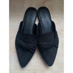 J.Crew  Pointed Toe Slip-On Loafers Black Suede Knotted 9 Preppy Yacht City Luxe Photo 1
