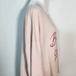 Blush Pink But First Cocktails Sweatshirt Size XXL Wildfox Pink Sweatshi Photo 4