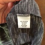 Vera Wang Simply Vera X-SMALL Low Drape Neck Faux Collar Heathered Raw Hem Blouse Photo 7