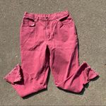 Vintage 90s Gitano Jeans pink high rise zipper ankle mom 34 Photo 0