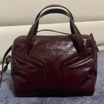 YSL Yves Saint Laurent Burgundy Soft Leather Bag Photo 1
