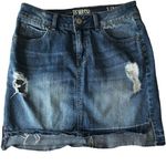 REWASH Women’s Size 25/1 New York & Los Angeles  Brand Distressed Jean Skirt Photo 0
