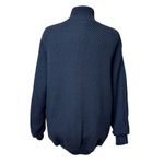 Tundra Canada Vintage Hand Knit Appliqué Full Zip Sweater Black Medium Lined Photo 8