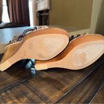 Calvin Klein Snake Print Wegdes Vacation Wooden Block Strappy Heels Womens 8.5 Photo 5