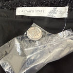 Altar'd State Altar’d State Black Sparkle Tweed Button Front Cropped Vest Size Small NWT Photo 6