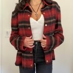 Evan Picone Vintage  Women Plaid Old Money Academia Wool Button Up Shacket Size 6 Photo 1