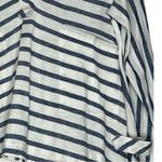 Derek Lam 10 Crosby Linen Blend Stripes Patch Pockets Shirt Photo 2