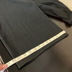 Line and Dot  jumpsuit, cropped wide leg, ruffled straps, relaxed fit, black, S Photo 15