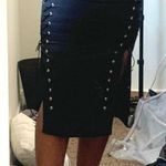 Black Lace Up Skirt Photo 0