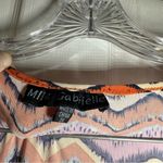 Mlle Gabrielle  Multicolor Print V Neck Sleeveless Midi Dress 3X Photo 2