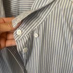 Veronica Beard  blue and white striped collared button down bodysuit Photo 3