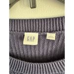 Gap  Navy Blue Striped Boxy Pullover Knit Sweater Women’s Size Large Photo 4