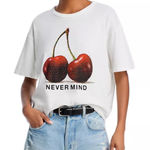 MOTHER Denim MOTHER The Sleep Over Tee Cherrys Photo 0