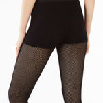 BCBGMAXAZRIA Black Hector Sheer Mesh Legging Photo 0